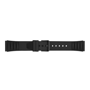 Black Fluoro Rubber Strap