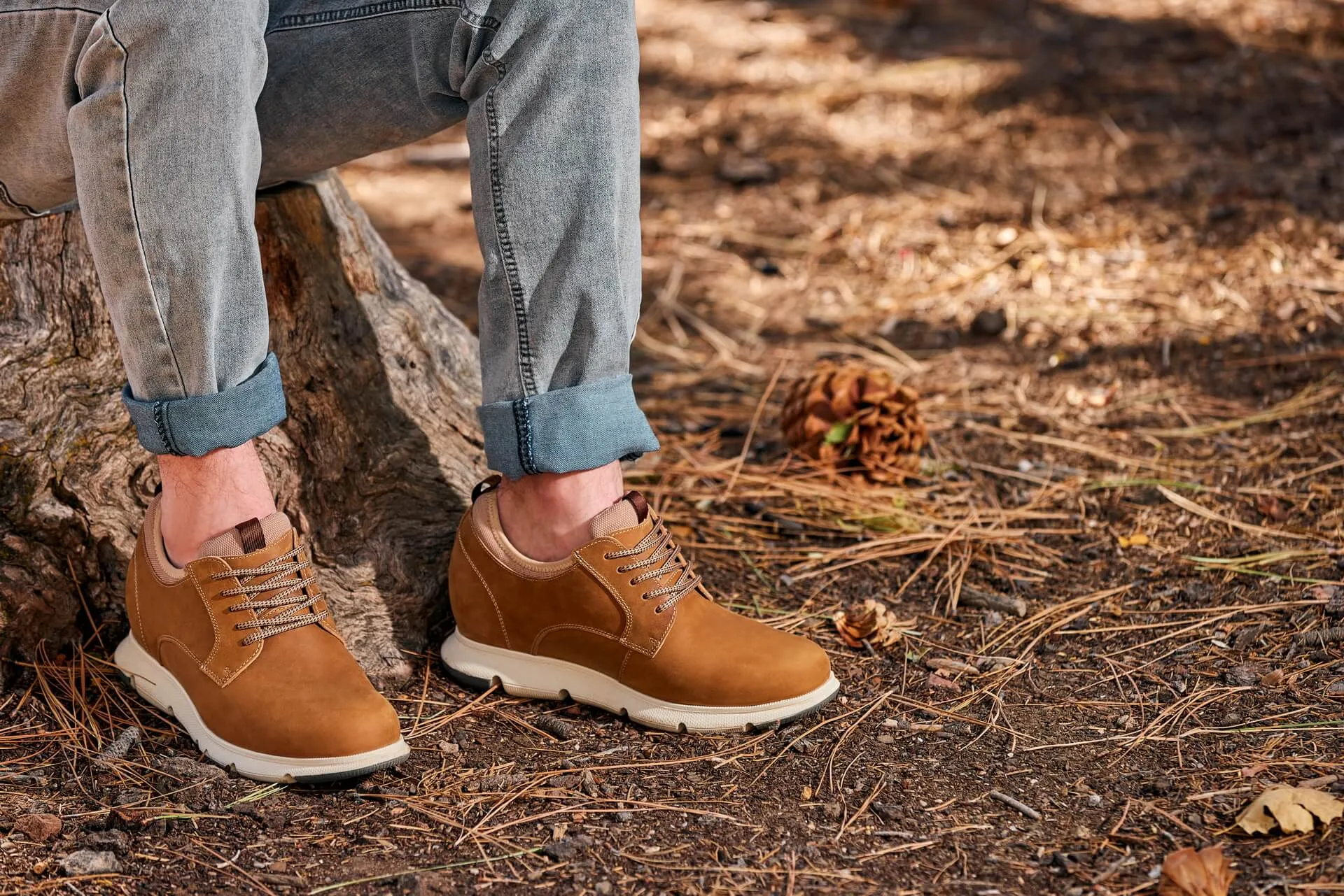CALTO - J1200 - 3.3 Inches Taller (Tan Brown)