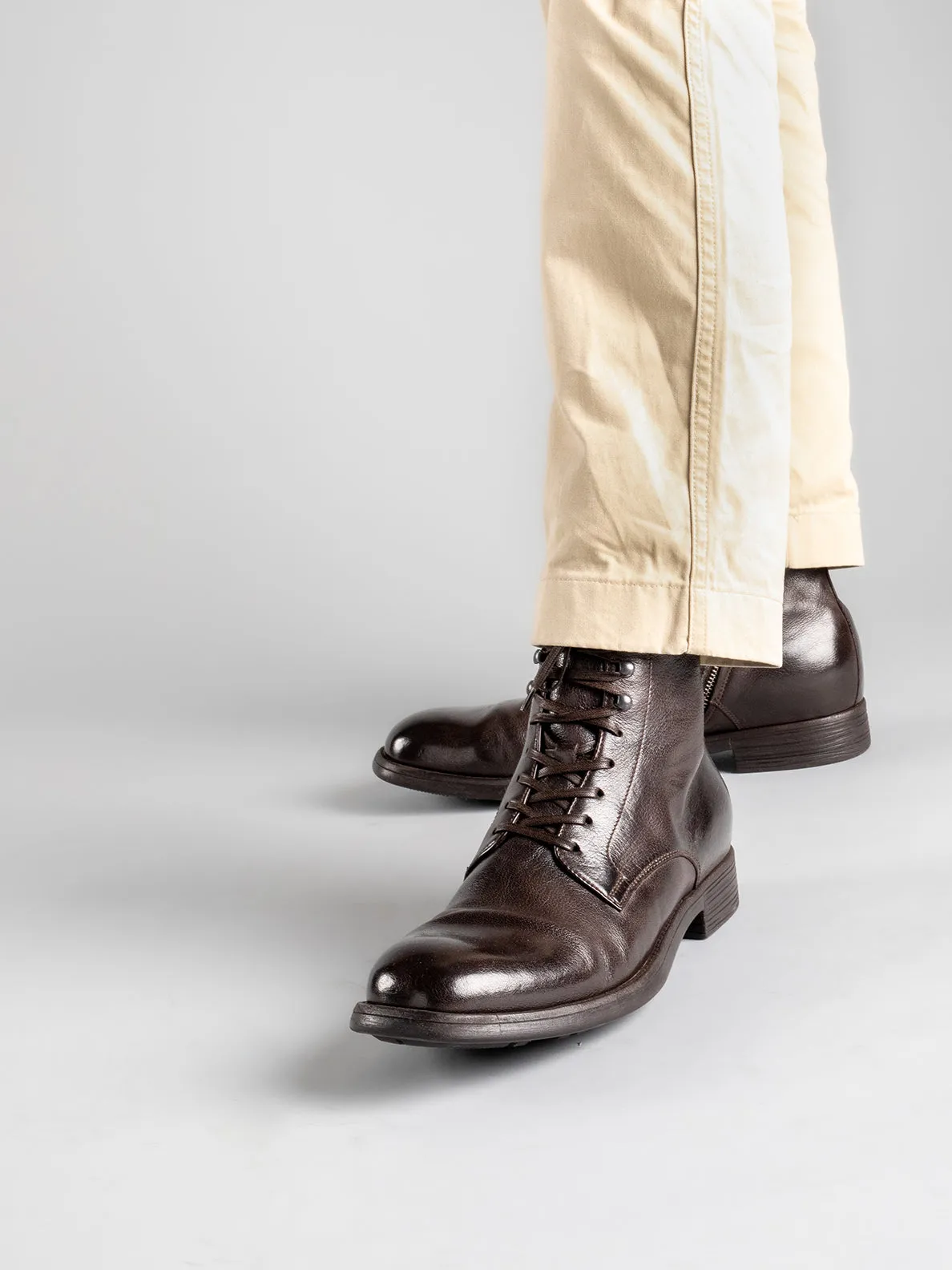 CHRONICLE 004 - Brown Leather Ankle Boots