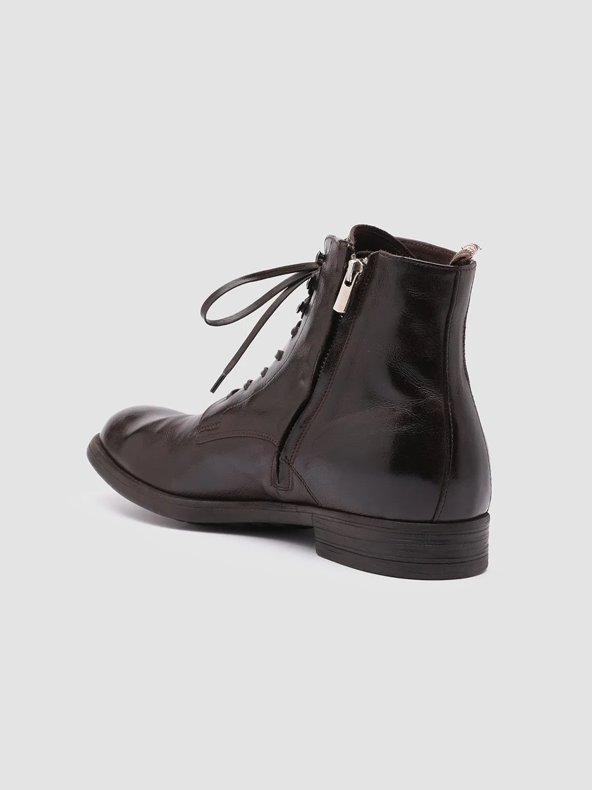 CHRONICLE 004 - Brown Leather Ankle Boots