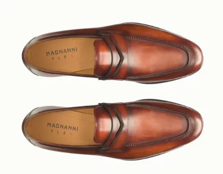Cognac Sasso Penny Loafer