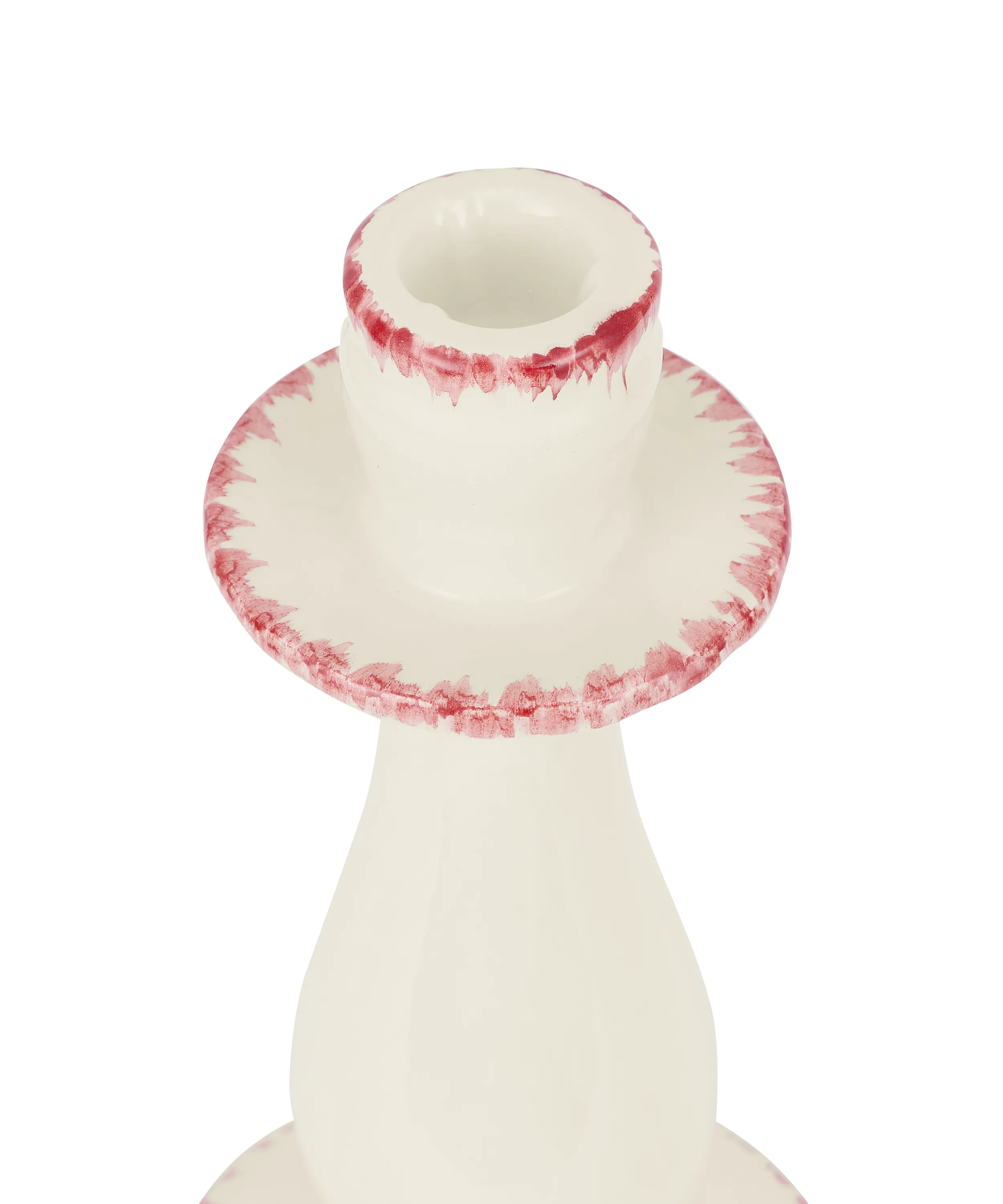 Daisy Candlestick, Raspberry