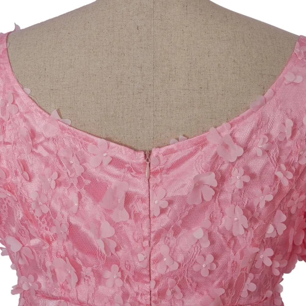 Daphne Regency Women's Blue Lace Dress