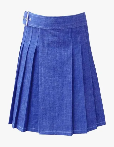 Men's Blue Denim Kilt