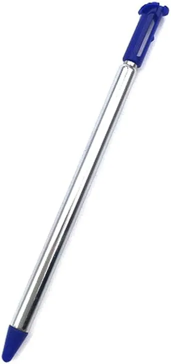 Metal Adjustable Touch Stylus Pen for for New 3DS XL LL Video Stylus Pen Game Accessories (Metal Blue)