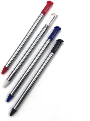 Metal Adjustable Touch Stylus Pen for for New 3DS XL LL Video Stylus Pen Game Accessories (Metal Blue)