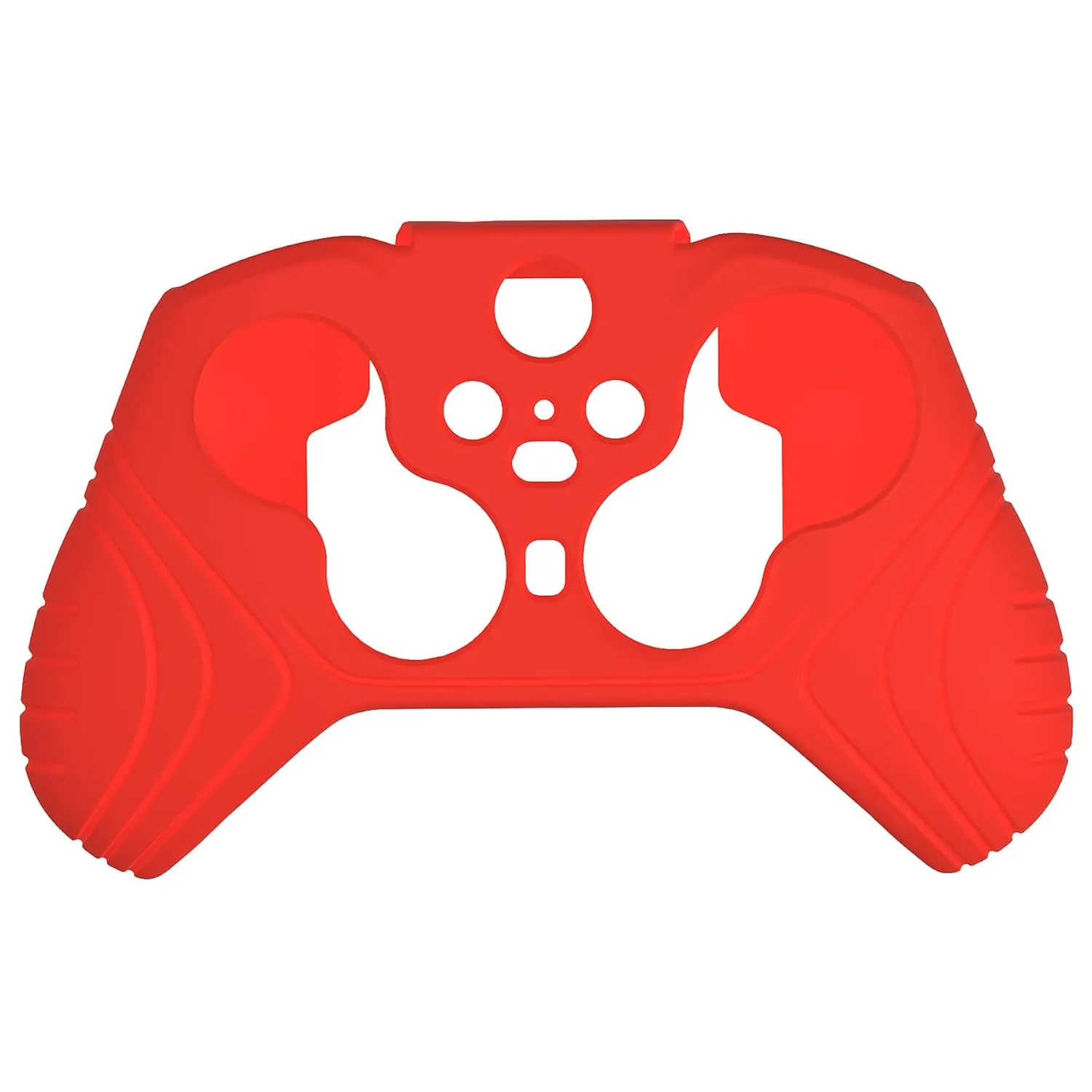 PlayVital Samurai Edition Anti Slip Silicone Case Cover for Xbox Elite Wireless Controller Series 2 Core, Ergonomic Soft Rubber Skin Protector with Thumb Grip Caps - Passion Red