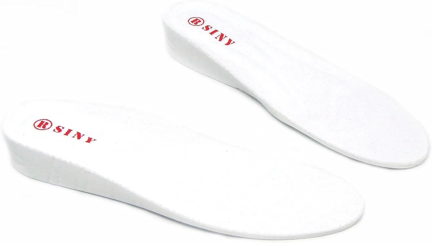 SINY 1-Layer (3cm) Height Increase Taller Insole Shoes Pad Cushion for Women White