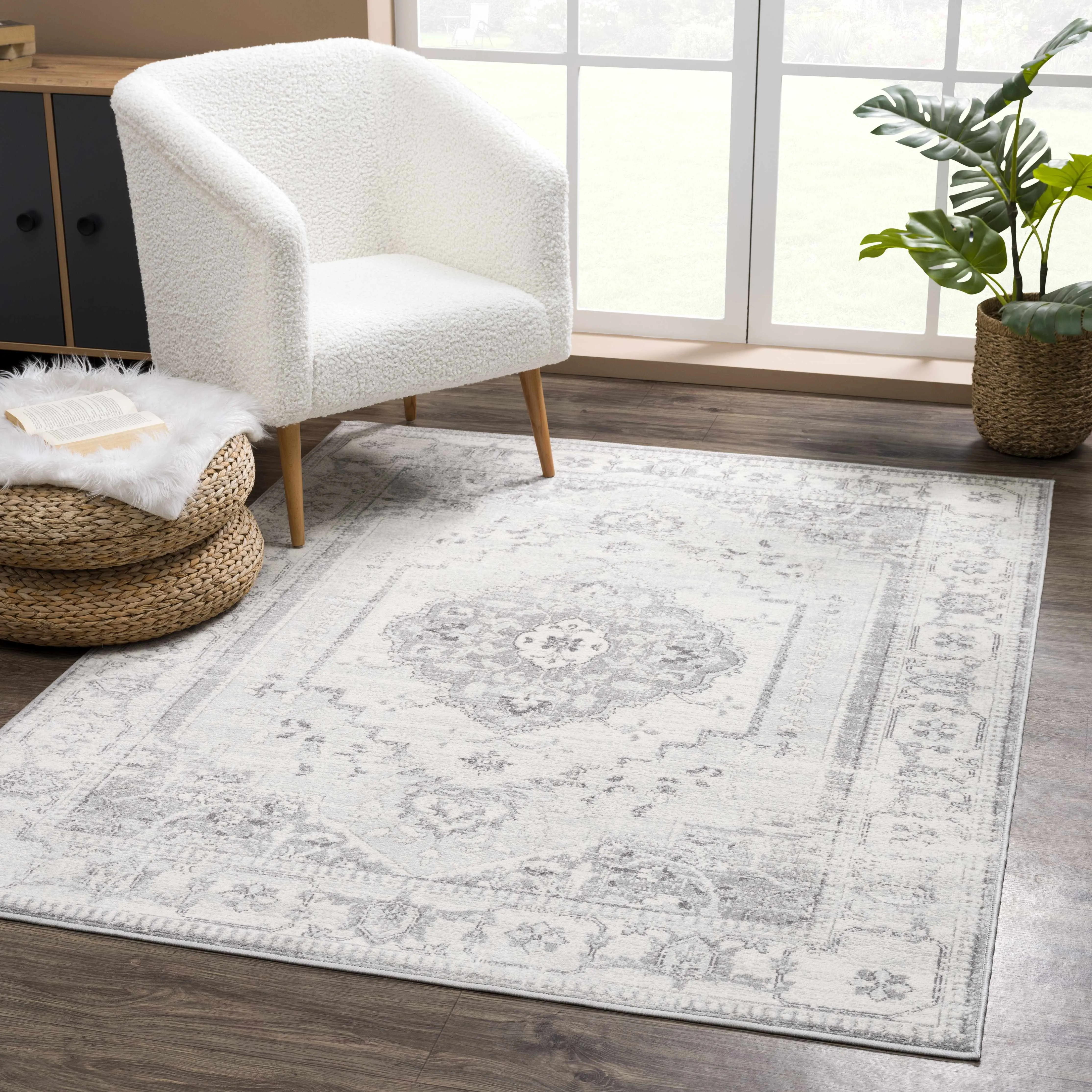 Tigried Ivory & Gray 2315 Area Rug