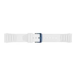 White Fluoro Rubber Strap